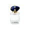 Творческая бутылка стекла Perfumer с голубой каменной крышкой