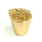 Изготовленный на заказ тип крышки цветка флакона духов Zamak цвета золота света алюминиевые