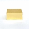 Крышка флакона духов Zamak цвета золота формы прямоугольника