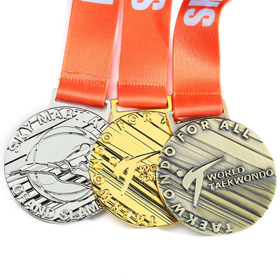 Марафон награды золота сплава 3D цинка OEM бежать изготовленное на заказ медаль спорта металла