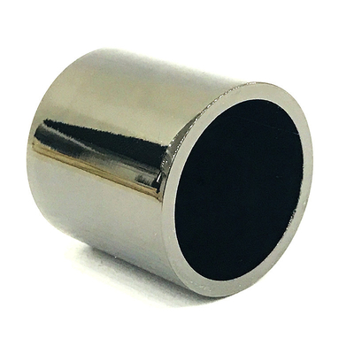 Классическая крышка флакона духов Zamac металла формы цилиндра черноты сплава цинка