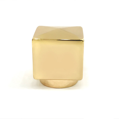 Творческий куб золота сплава цинка формирует крышку флакона духов Zamac металла