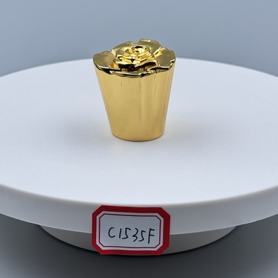 Купить Высококачественные металлические цинковые сплавы Zamak Perfume Caps для настраиваемой и элегантной упаковки ароматов online manufacture