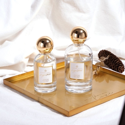 Купить Золота Zamac стекла OEM флакон духов 50ML 100ML пустого круглого роскошный online manufacture