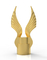 Образец обслуживания крышки духов сплава цинка кроны золота обрабатывая свободный дизайн