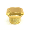 Классический горячий прямоугольник золота сплава цинка продажи формирует крышку флакона духов Zamac металла