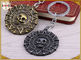 Персонализированные небольшие кольца ключевой цепи металла для плакировки черепа подарков собраний форменной латунной