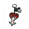 Ваша собственная таможня логотипа выгравировала персонализированную форму сердца Кейчайнс для его
