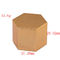 Крышка шестиугольных духов золота магнитная, бутылка металла покрывает для чертежа 3Д