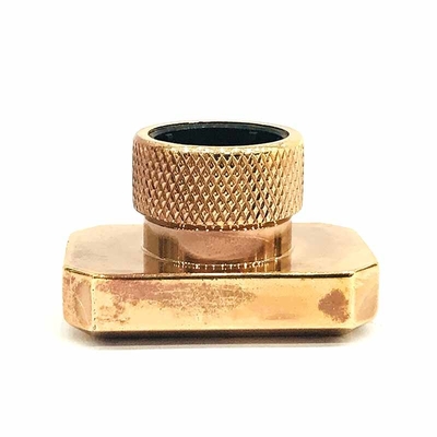 Крышка флакона духов zamak металла античного финиша формы прямоугольника