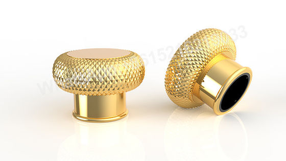 Специальные золотые / серебряные капсулы для парфюмерии Zamak изготовлены с помощью высокоточной технологии литья