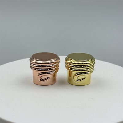 High End Aluminium-Plastic Perfume Bottle Cap FEa15 with Non Spill Design and 15 mm Diameter
