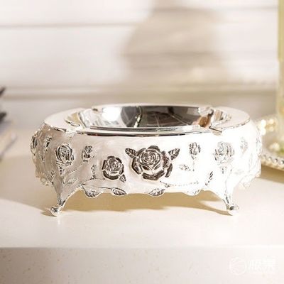 Ashtray пляжа сигары металла логотипа 30mm круглым выбитый кольцом