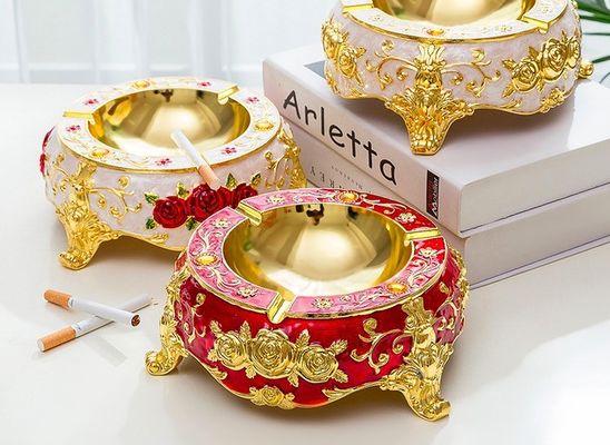 Ashtray сплава цинка изготовленной на заказ сигары логотипа индивидуальный ретро