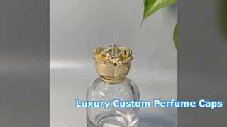 Custom Luxury Zamac Perfume Caps Wholesale Manufacturer