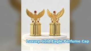 Роскошный парфюмерный колпачок Eagle Wing с позолоченной крышкой флакона